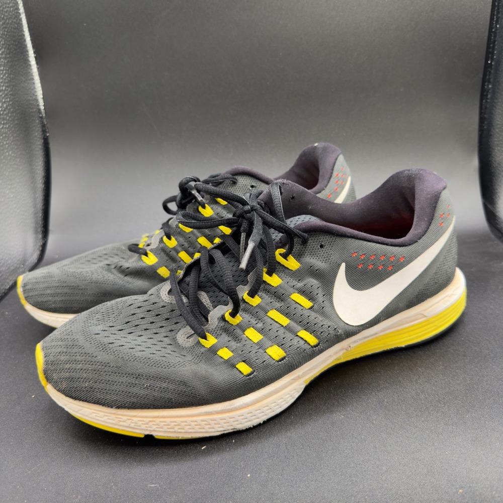 Nike Air Zoom Vomero 11 Running Shoes Mens 13 Black Yellow 717440-007
